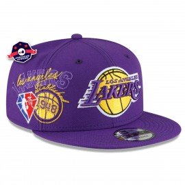 Casquette 9Fifty - Los Angeles Lakers - Back Half - Violette