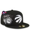 Casquette 59fifty - Toronto Raptors - NBA Back Half - New Era