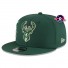Casquette 9Fifty - Milwaukee Bucks - Back Half - Verte