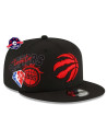 Casquette 9Fifty - Toronto Raptors - Back Half - Noir