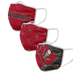 Masques en Tissu - Tampa Bay Buccaneers - Lot de 3