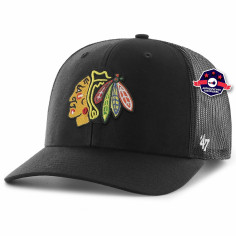 Casquette '47 - Chicago Blackhawks - Trucker Black