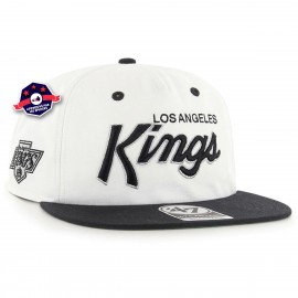47 CAP NHL LOS ANGELES KINGS CROSSTOWN TT CAPTAIN RF WHITE