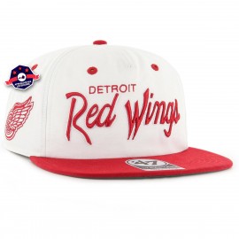 47 CAP NHL DETROIT RED WINGS CROSSTOWN TT CAPTAIN RF WHITE