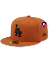 Casquette New Era - Los Angeles Dodgers - 59Fifty - Marron caramel