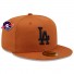 Casquette New Era - Los Angeles Dodgers - 59Fifty - Marron caramel