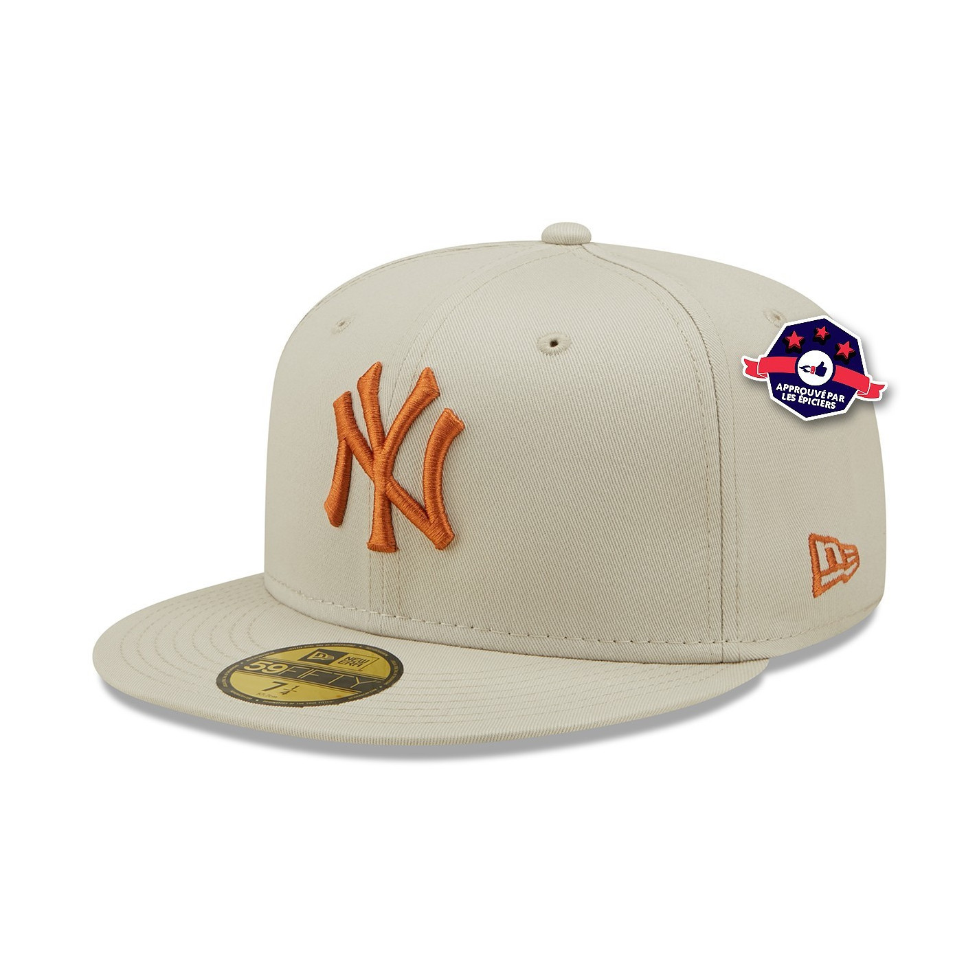 Casquette New Era - New York Yankees - 59Fifty - Beige clair