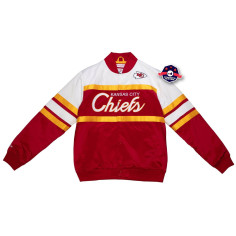 Veste en Satin - Kansas City Chiefs - Special Script - Mitchell and Ness