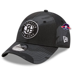 Casquette - Brooklyn Nets - Camo Black - 9Forty