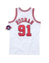 Maillot NBA - Dennis Rodman - Chicago Bulls - White