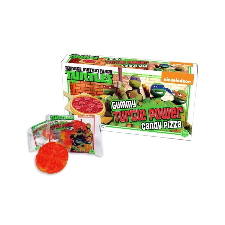 Bonbons en forme de pizza - Tortues Ninja - format Theatre Box