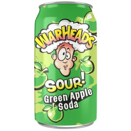 Warheads Green Apple Soda - 355ml