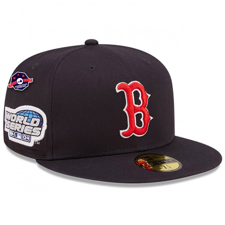 Casquette 59fifty - Boston Red Sox - Side Patch - Navy