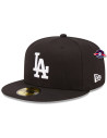 Casquette 59fifty - Los Angeles Dodgers - Side Patch- Black