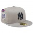 Casquette 59fifty - New York Yankees - Side Patch - Gris