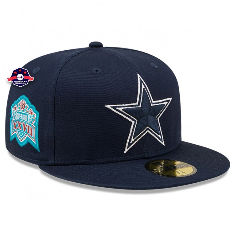 Casquette 59fifty - Dallas Cowboys - Side Patch - Navy