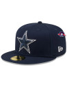 Casquette 59fifty - Dallas Cowboys - Side Patch - Navy