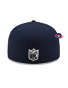 Casquette 59fifty - Dallas Cowboys - Side Patch - Navy