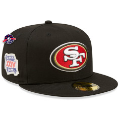 Casquette 59fifty - San Francisco 49ers - Side Patch - Noir