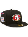 Casquette 59fifty - San Francisco 49ers - Side Patch - Noir