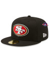 Casquette 59fifty - San Francisco 49ers - Side Patch - Noir