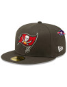 Casquette 59fifty - Tampa Bay Buccaneers - Side Patch - Gris foncé