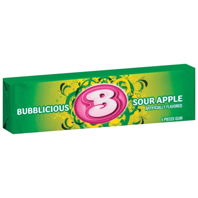 Chewing-gum Bubblicious - Pomme Acidulée