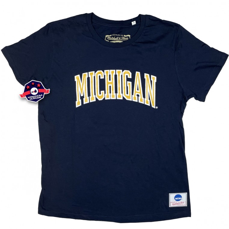 T-shirt NCAA - Michigan - Mitchell & Ness