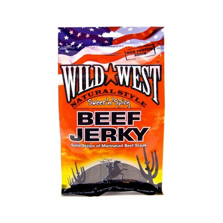 Beef Jerky Wild West - Sweet'n'Spicy - Maxi format 85g