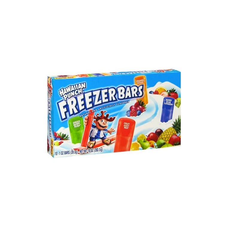 Sucettes à glacer - Hawaiian Punch - Freezer Bars