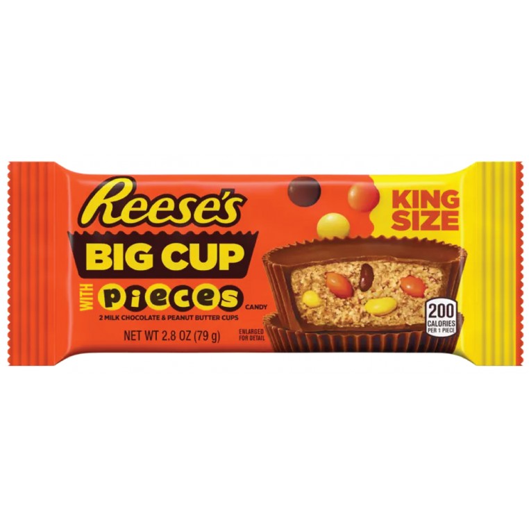 Reese's Big Cup Pieces - King Size - 2x Cups