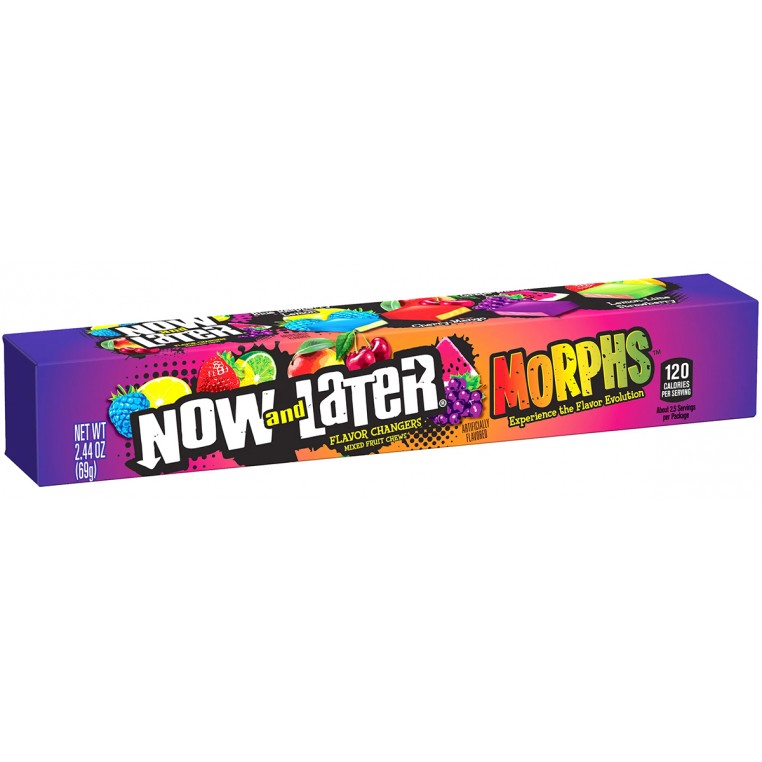 Now & Later - Morphs Mixed Fruit Chews - 69g