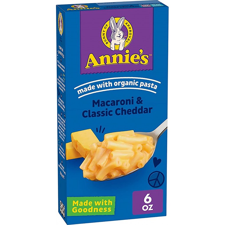 Paquet de Macaroni & Cheese Classic Cheddar - Annies - 170g