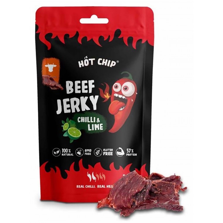 Hot Chip - Beef Jerky - Chilli and Lime 25 g