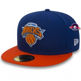 Casquette 59Fifty - New York Knicks - Essential Bleu et Orange