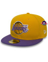 Casquette 59Fifty - Los Angeles Lakers - Essential Jaune et Violette