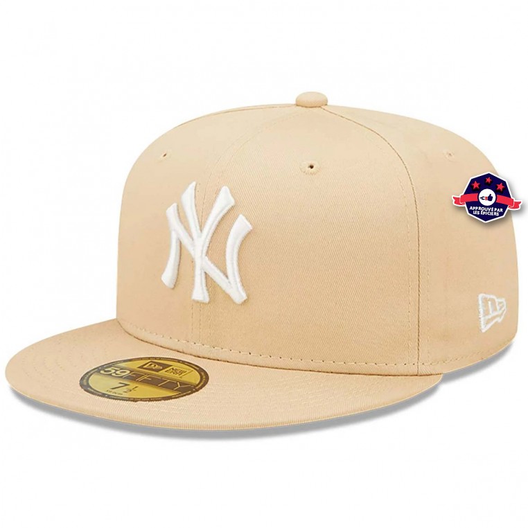 Casquette New Era - New York Yankees - 59Fifty - League Essential - Crème