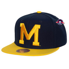 Casquette Snapback - Michigan - Mitchell & Ness - Two Tone