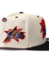 Casquette - Philadelphia 76ers - Off White Two Tone - Mitchell & Ness