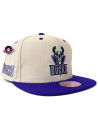 Casquette - Milwaukee Bucks - Off White Two Tone - Mitchell & Ness