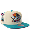 Casquette - Detroit Pistons - Off White Two Tone - Mitchell & Ness