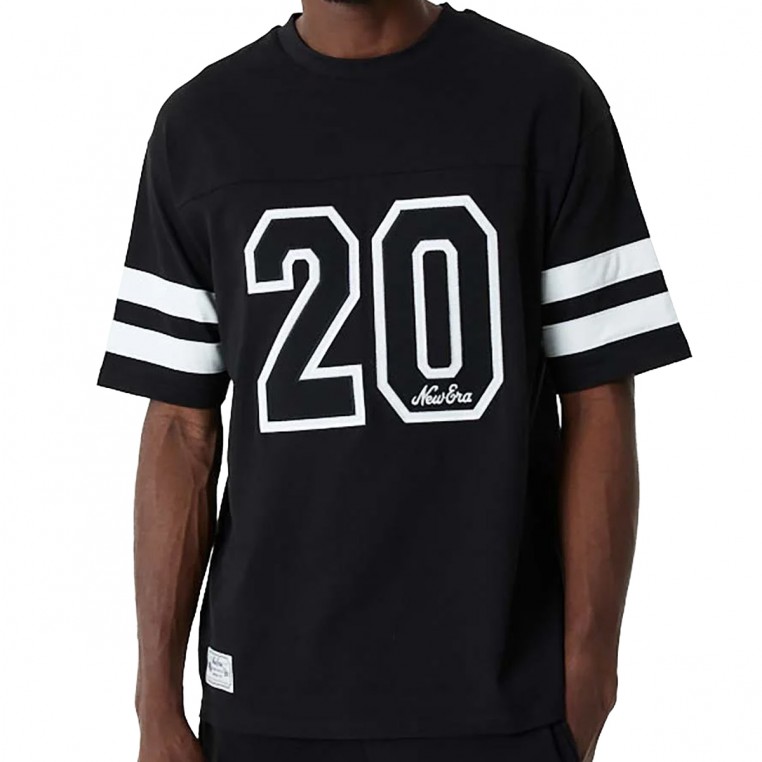 T-shirt - New Era Statement - Oversize Stripe - Black