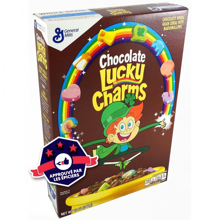 Céréales Lucky Charms au chocolat - 340g